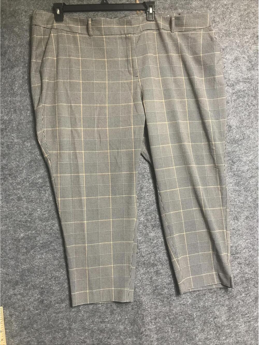 Lane Bryant Womens Pants Flat Front Size 26R  Multicolored